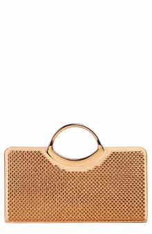 Tango Rhinestone Satin Clutch