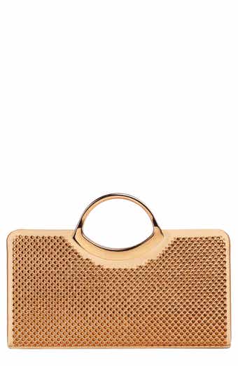 Tango Rhinestone Satin Clutch
