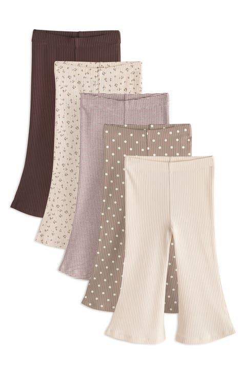 Kids' Rib Assorted 5-Pack Rib Leggings