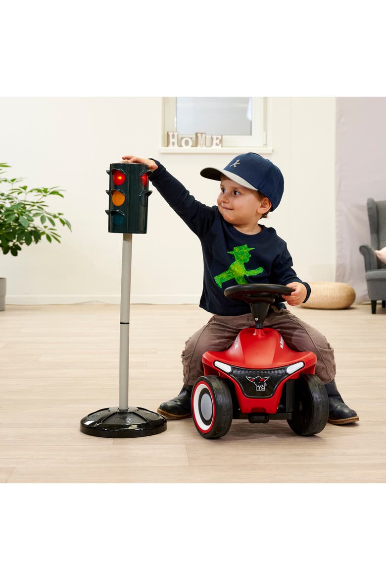 Traffic Stoplight Ampelmann, Realistic Light-Up Road Safety Toy, 28 Inch Stand, Alternate, color, Multicolored