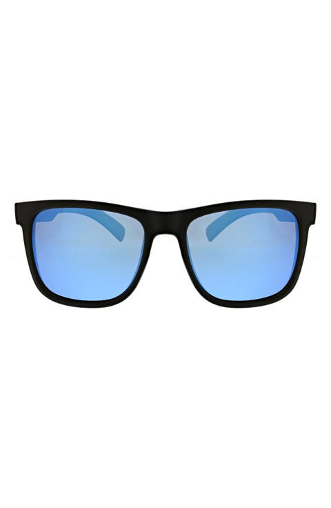 56mm Polarized Square Sunglasses