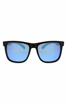 Hurley 56mm Polarized Square Sunglasses