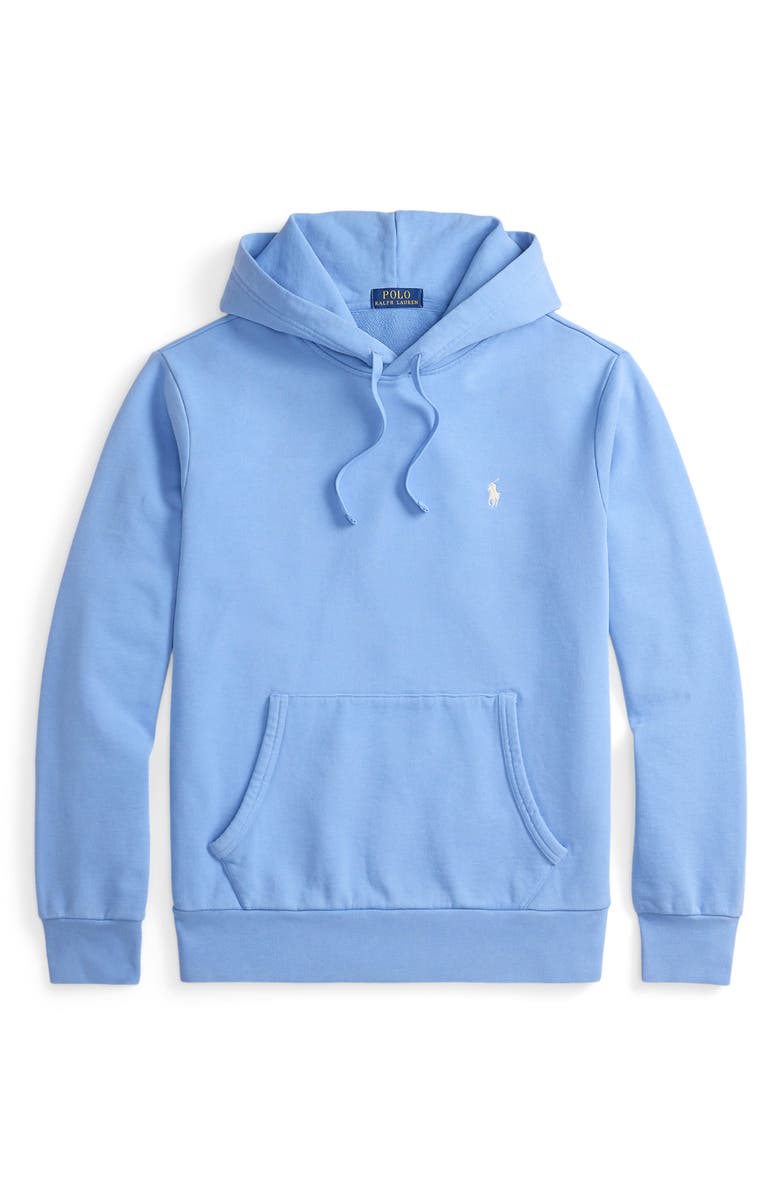 Polo Ralph Lauren French Terry Hoodie, Alternate, color, Bristol Blue
