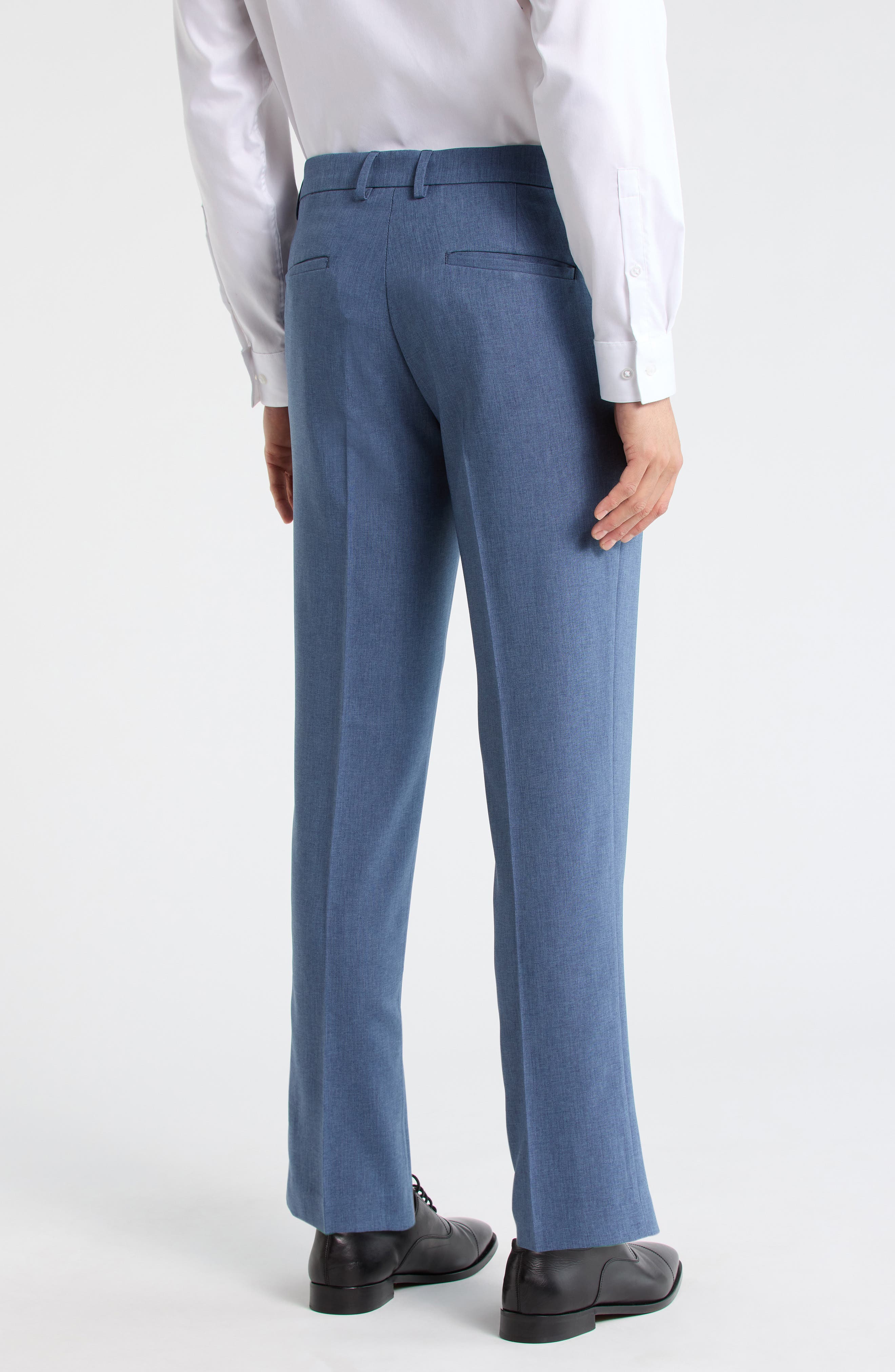 Flat Front Slim Fit Pants - image 4