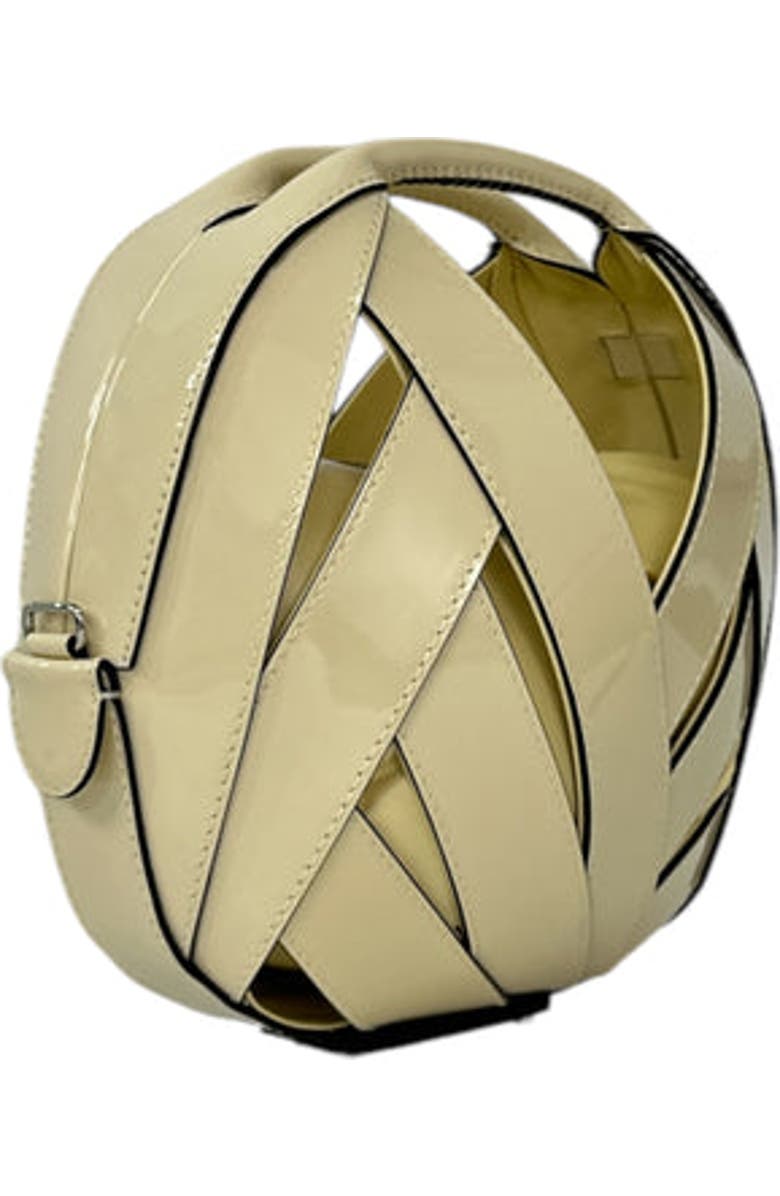 PERRIN PARIS Le Petit Panier Patent Shoulder Bag, Alternate, color,