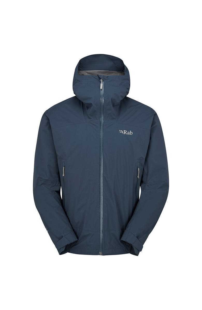 Rab Downpour Light Jacket - Men's, Alternate, color, Tempest Blue