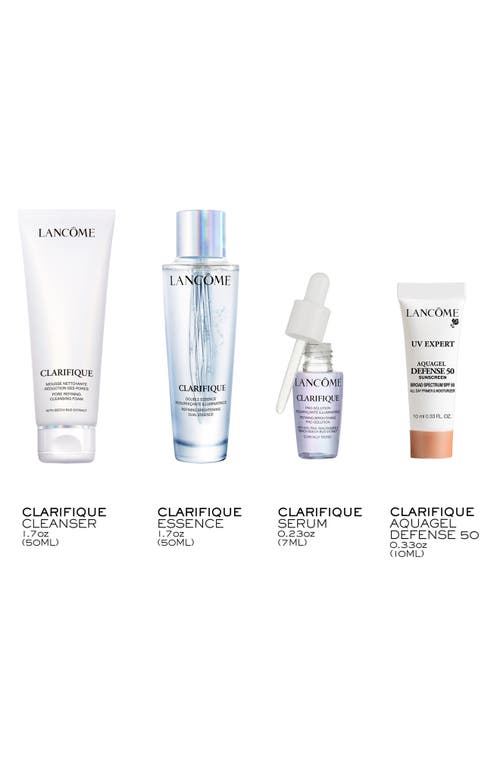 Lancôme Holiday 2025 Clarifique Mini Skincare Discovery Set $76 Value In Transparent