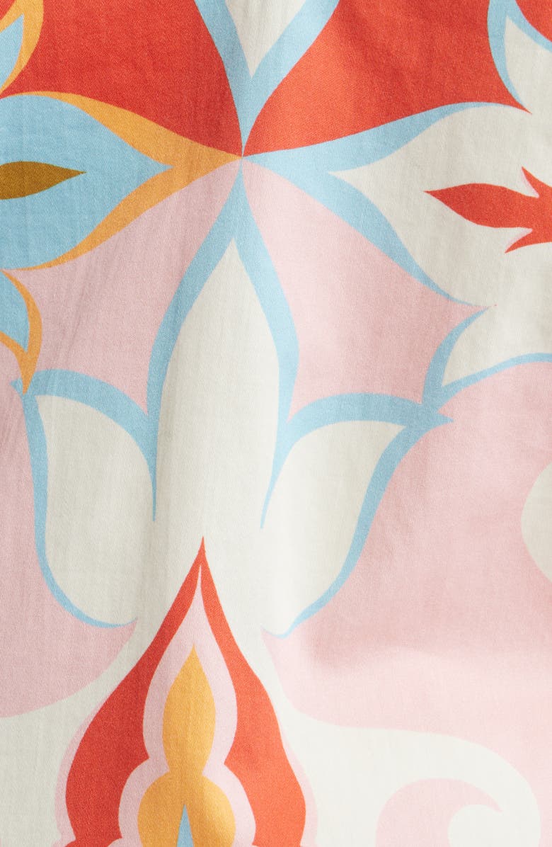 LOVE THE LABEL Dawson Baroque Print Shirt, Alternate, color, Rosetti Print