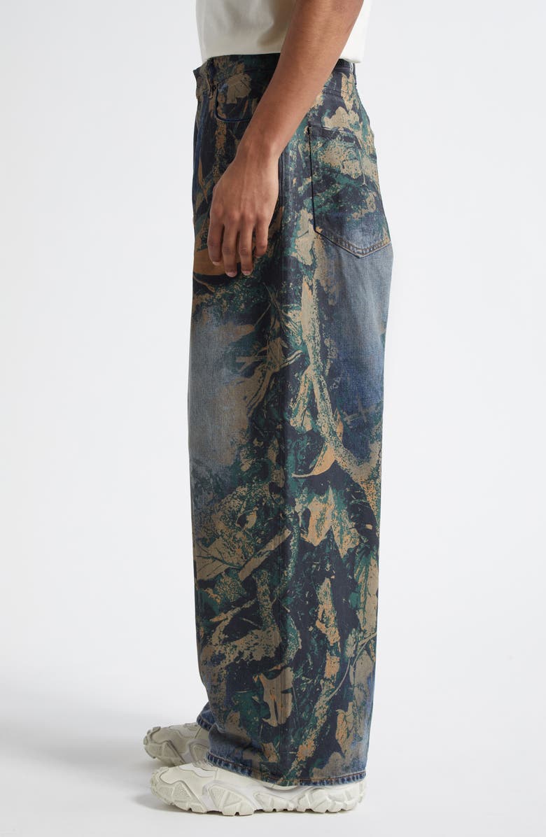Acne Studios 2023 Mossy Super Baggy Fit Wide Leg Jeans, Alternate, color,