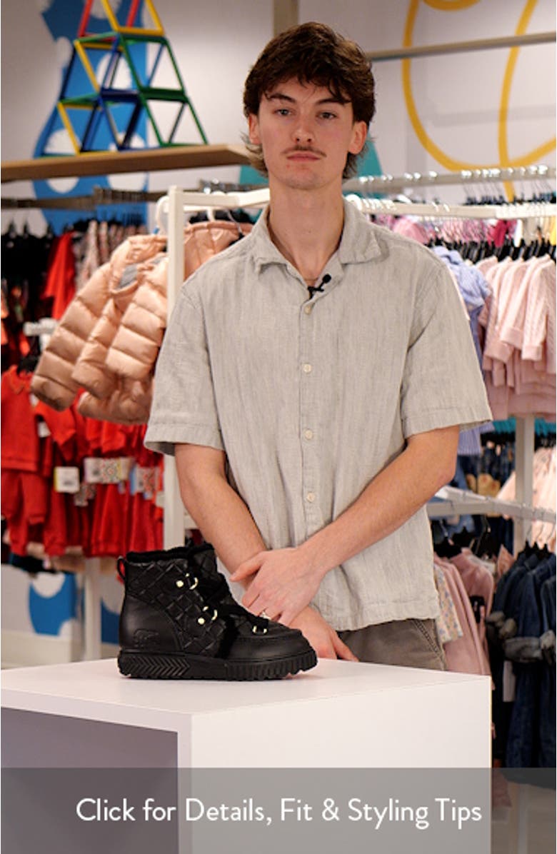 One Ave<sup>™</sup> Alpine Genuine Shearling Trim Waterproof Boot, sales video thumbnail