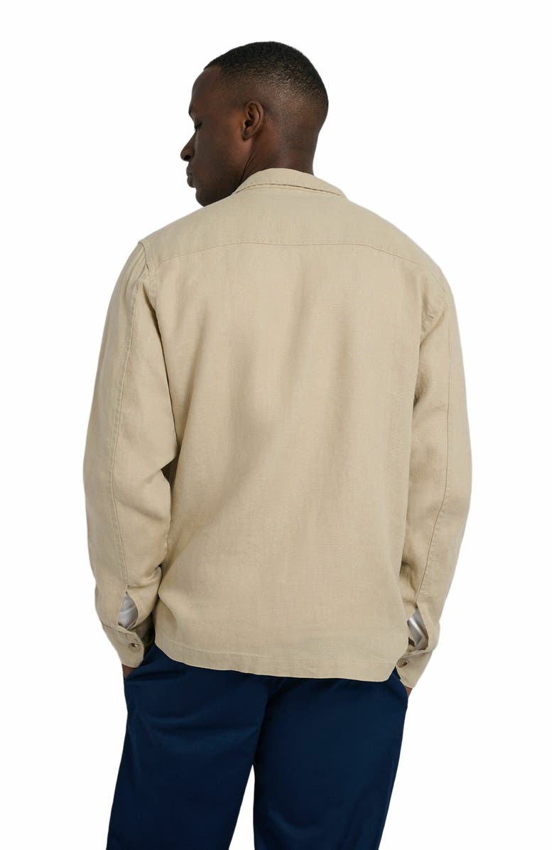Onia Linen Overshirt, Alternate, color, 