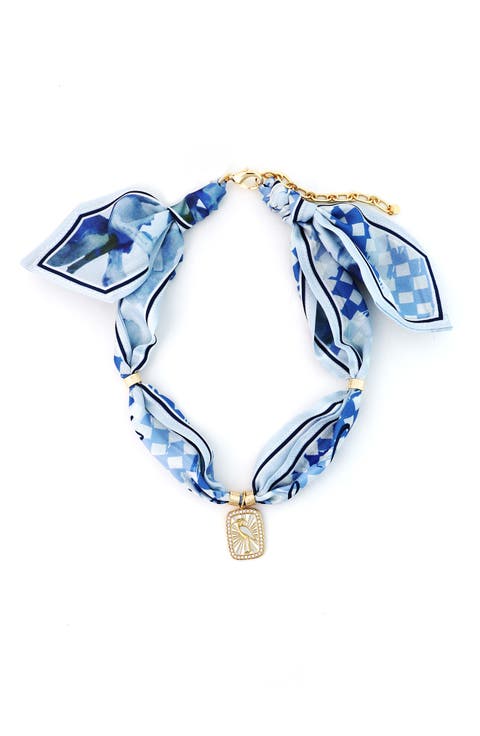 Scarf Pendant Necklace
