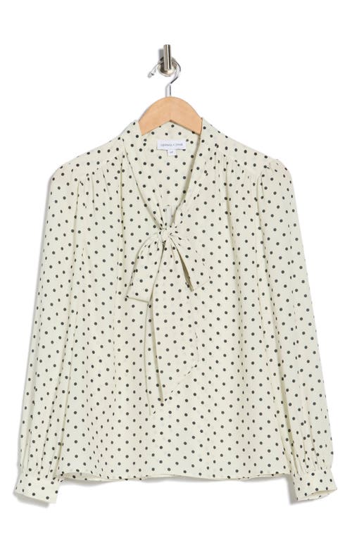 Gemma + Jane Tie Neck Georgette Top