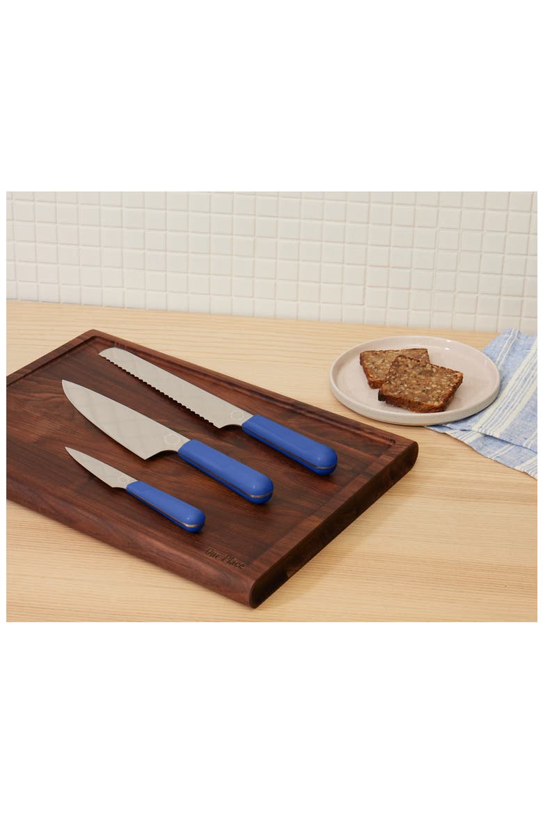 3-Piece Kitchen Knife Set, Alternate, color, AZUL