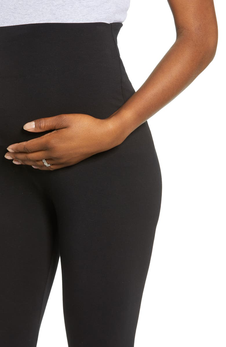 Angel Maternity Angel 2-Pack Maternity Belly Support Maternity Leggings, Alternate, color, 