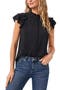 Puff Sleeve Button-Up Shirt