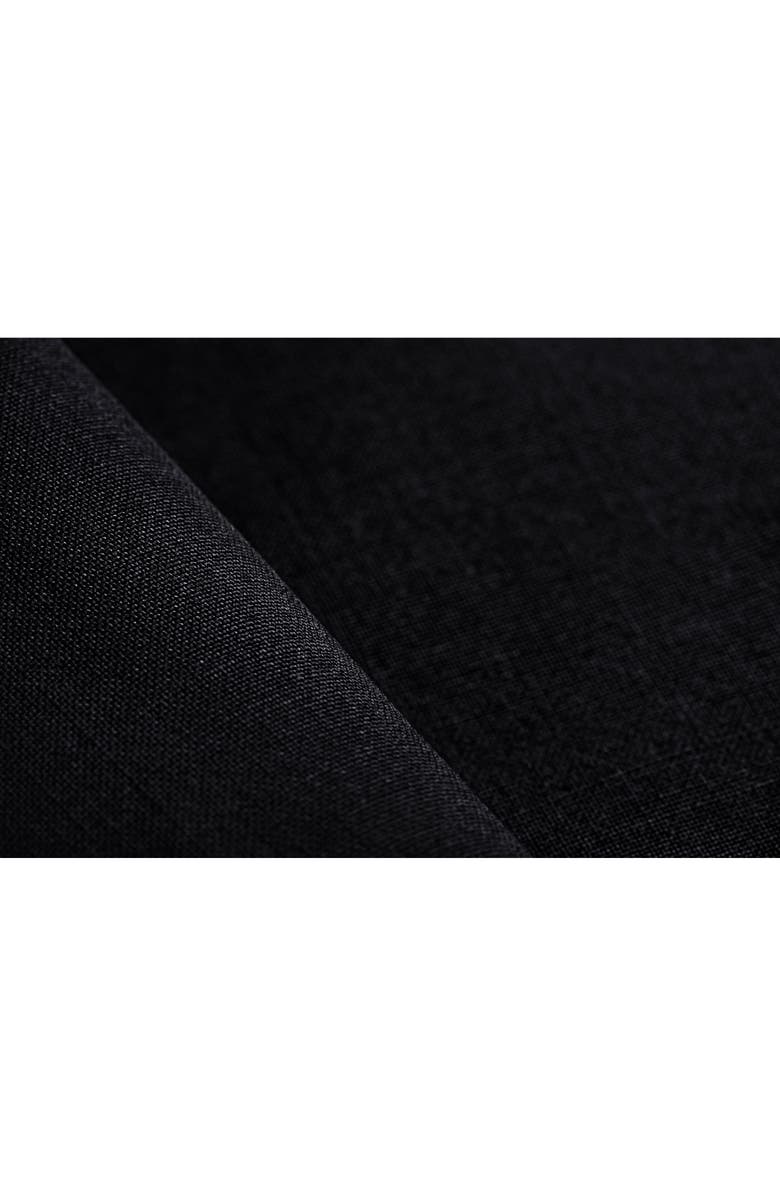 Theory Trace Slim Fit Stretch Wool Skirt, Alternate, color, Black