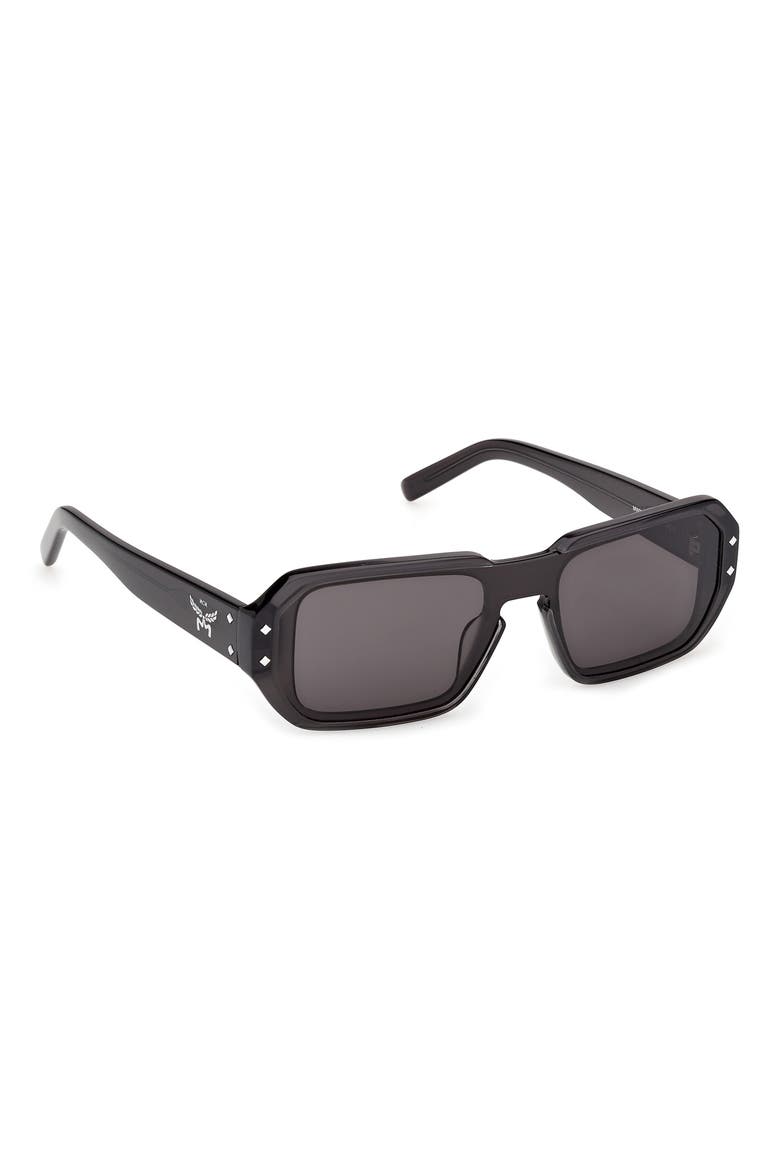 Geometric Sunglasses, Alternate, color, GREY / PALLADIUM / SHINY SMOKE