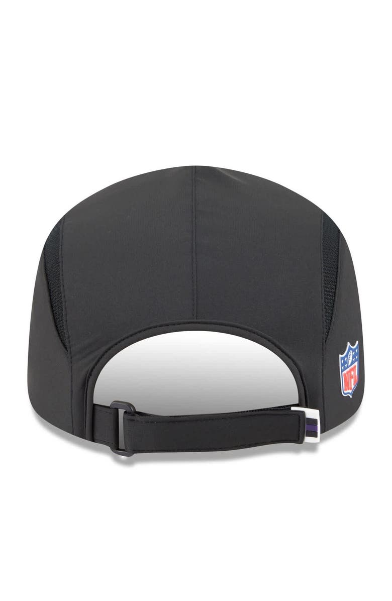 New Era Men's New Era Black Baltimore Ravens 2025 Sideline  Runner Adjustable Hat, Alternate, color, Black