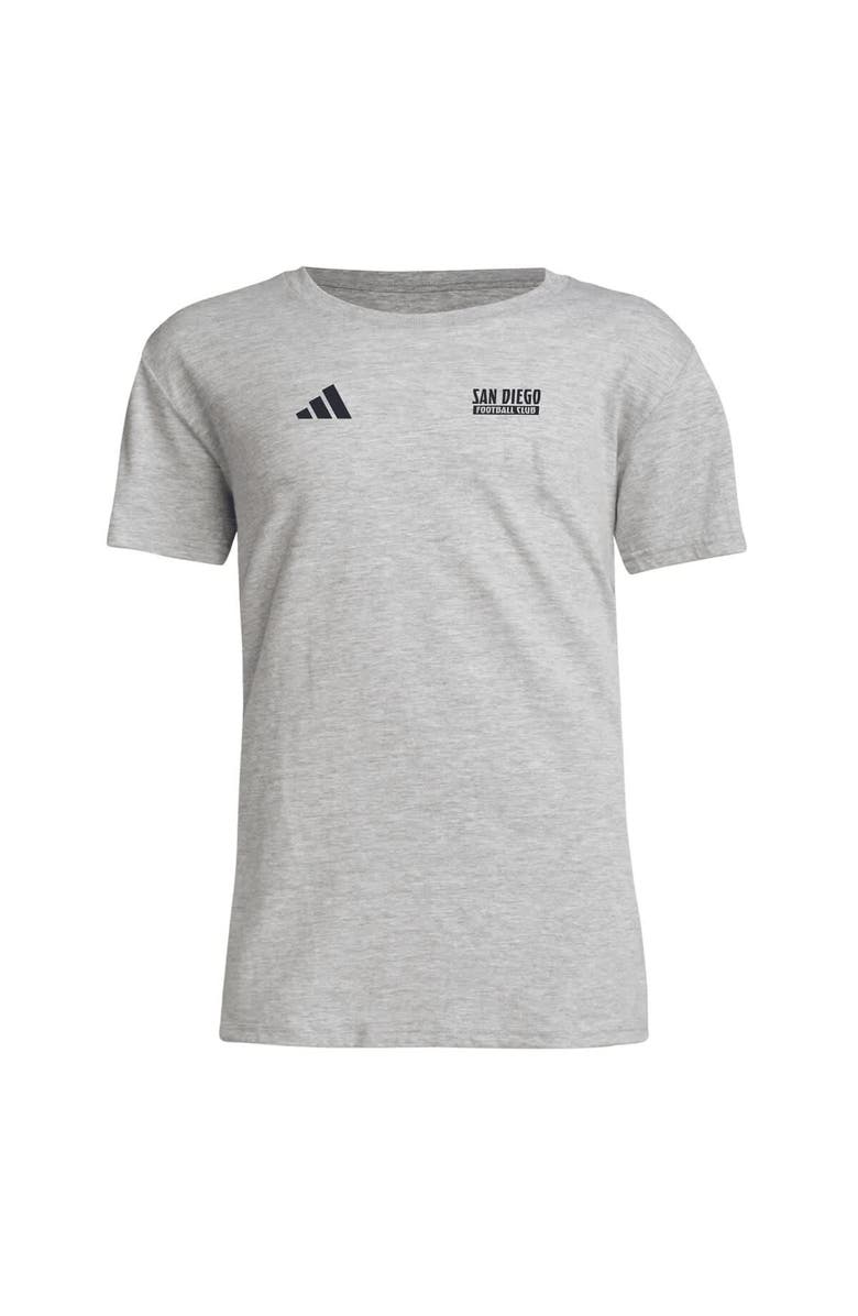 adidas Youth adidas  Gray San Diego FC Local Wrap T-Shirt, Alternate, color, Gray