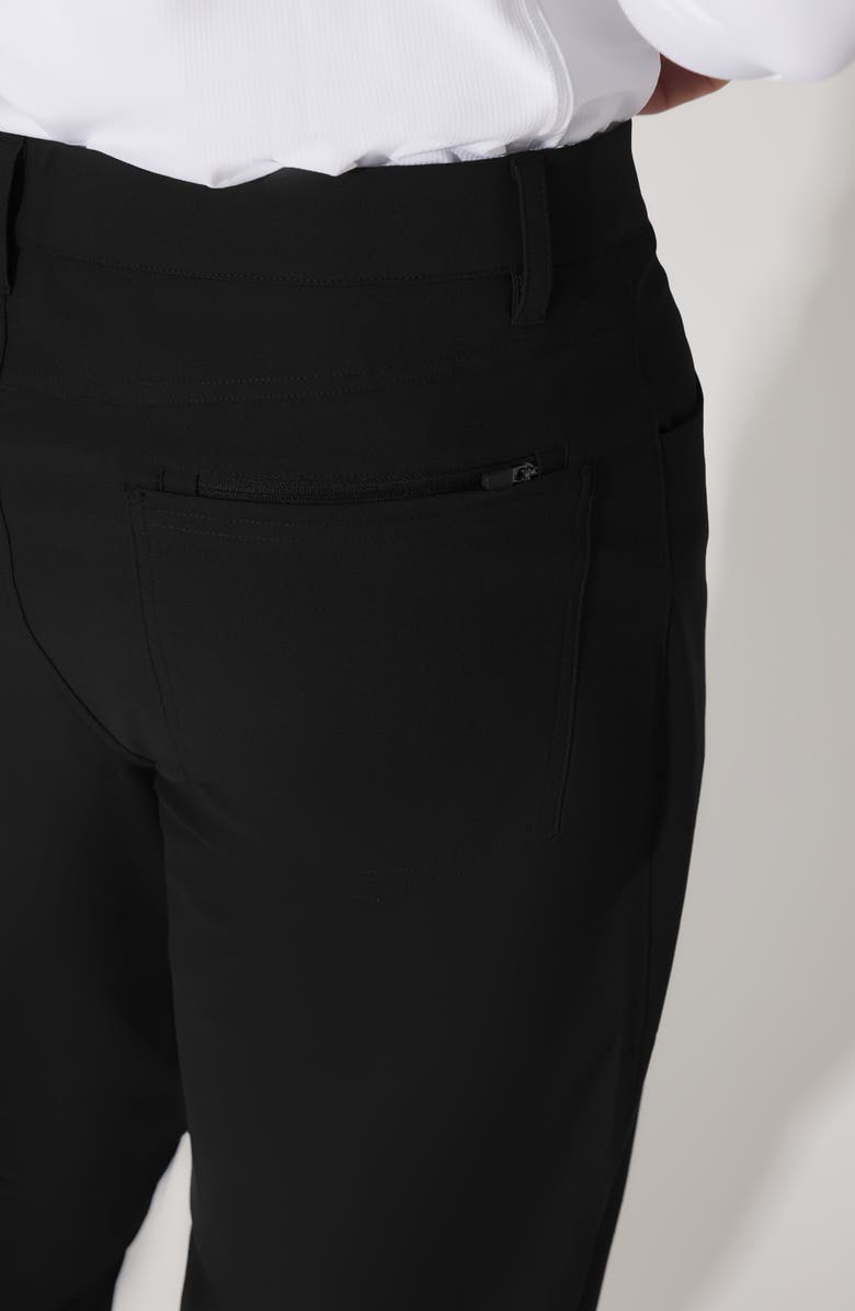 90 DEGREE BY REFLEX Tricot Prime Time Pants, Alternate, color, Black