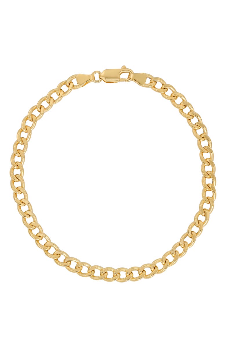 Bony Levy Men's 14K Gold Curb Chain Bracelet, Main, color, 14K Yellow Gold