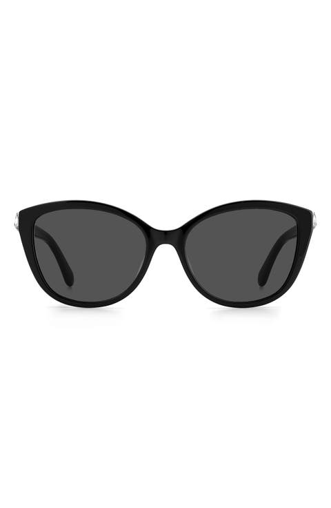hensley 55mm cat eye sunglasses