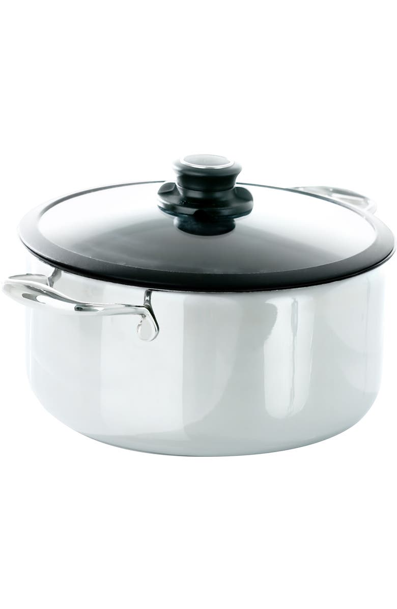 FRIELING Black Cube Hybrid Quick Release 7.5 Quart Stockpot, 11-Inch, Main, color, Silver