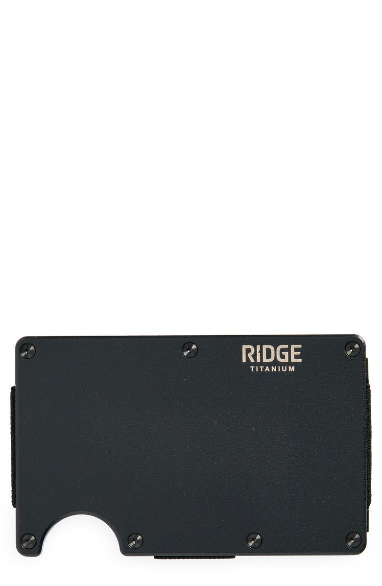 the Ridge Ridge Wallet - Titanium Money Clip, Main, color, 