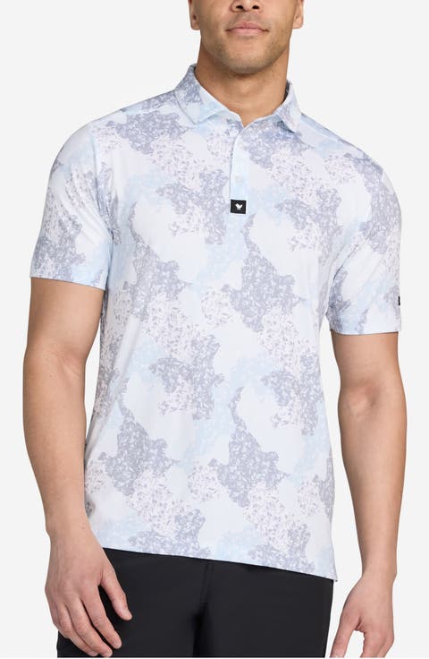 Core Paint Splatter Performance Golf Polo