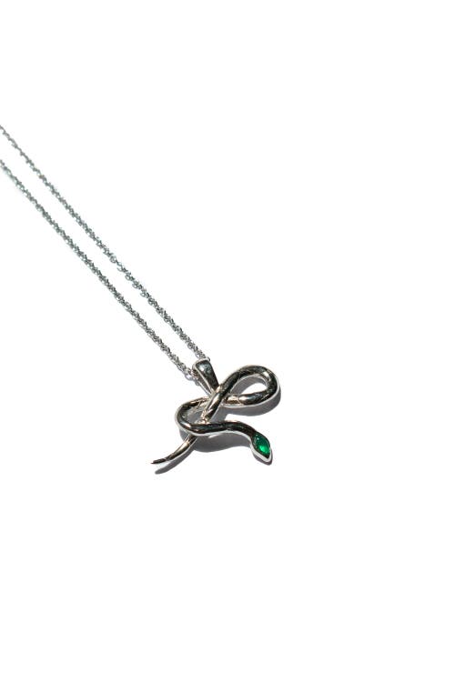 Seree Year Of The Snake Ii Limited Edition Pendant Necklace In Silver