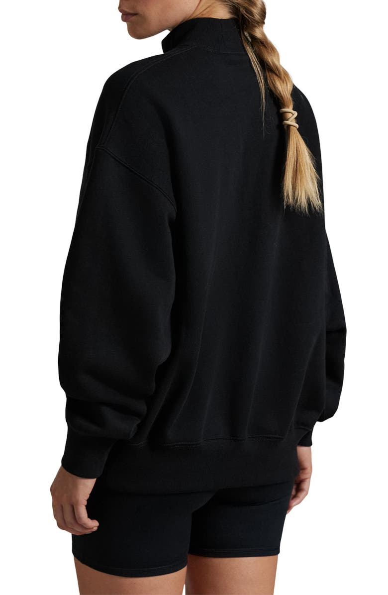 Polo Ralph Lauren Vintage Logo Oversize Mock Neck Sweatshirt, Alternate, color,