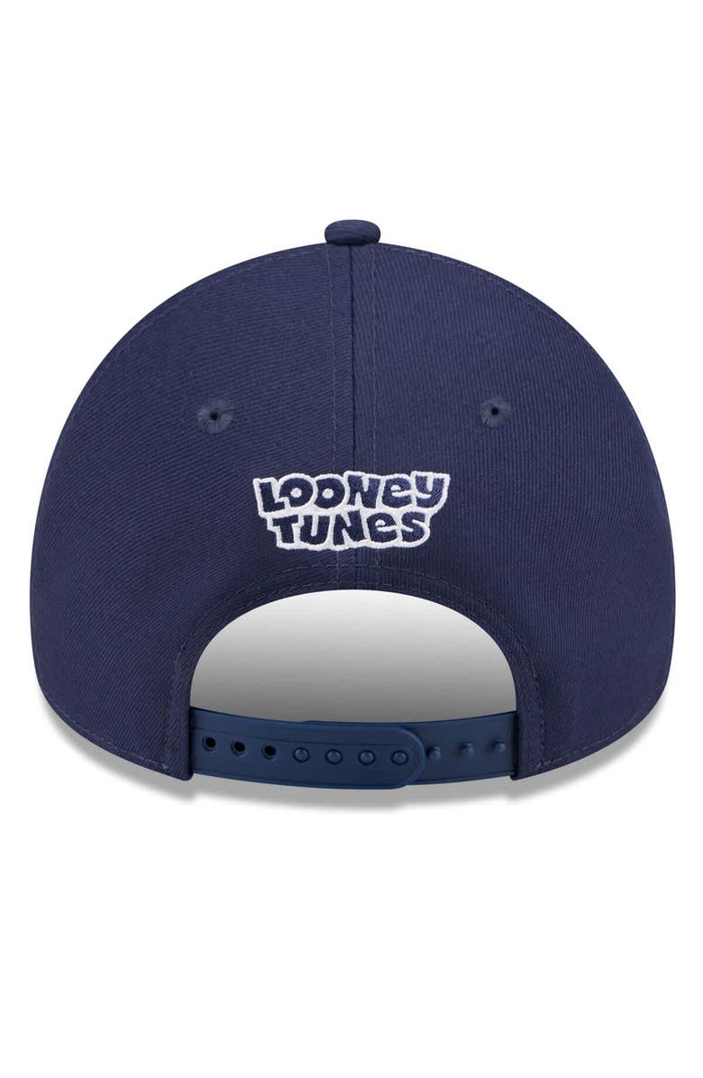 New Era Youth New Era Navy Milwaukee Brewers Looney Tunes A-Frame 9FORTY Adjustable Hat, Alternate, color, Navy