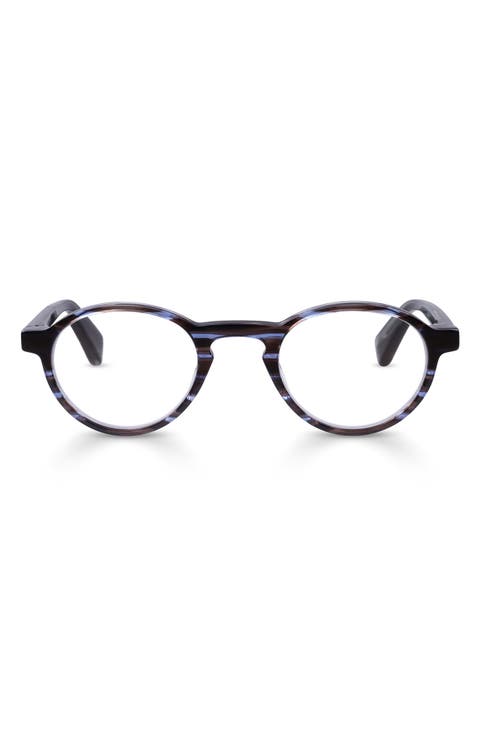 Board Stiff 43mm Round Reading Glasses (Narrow)