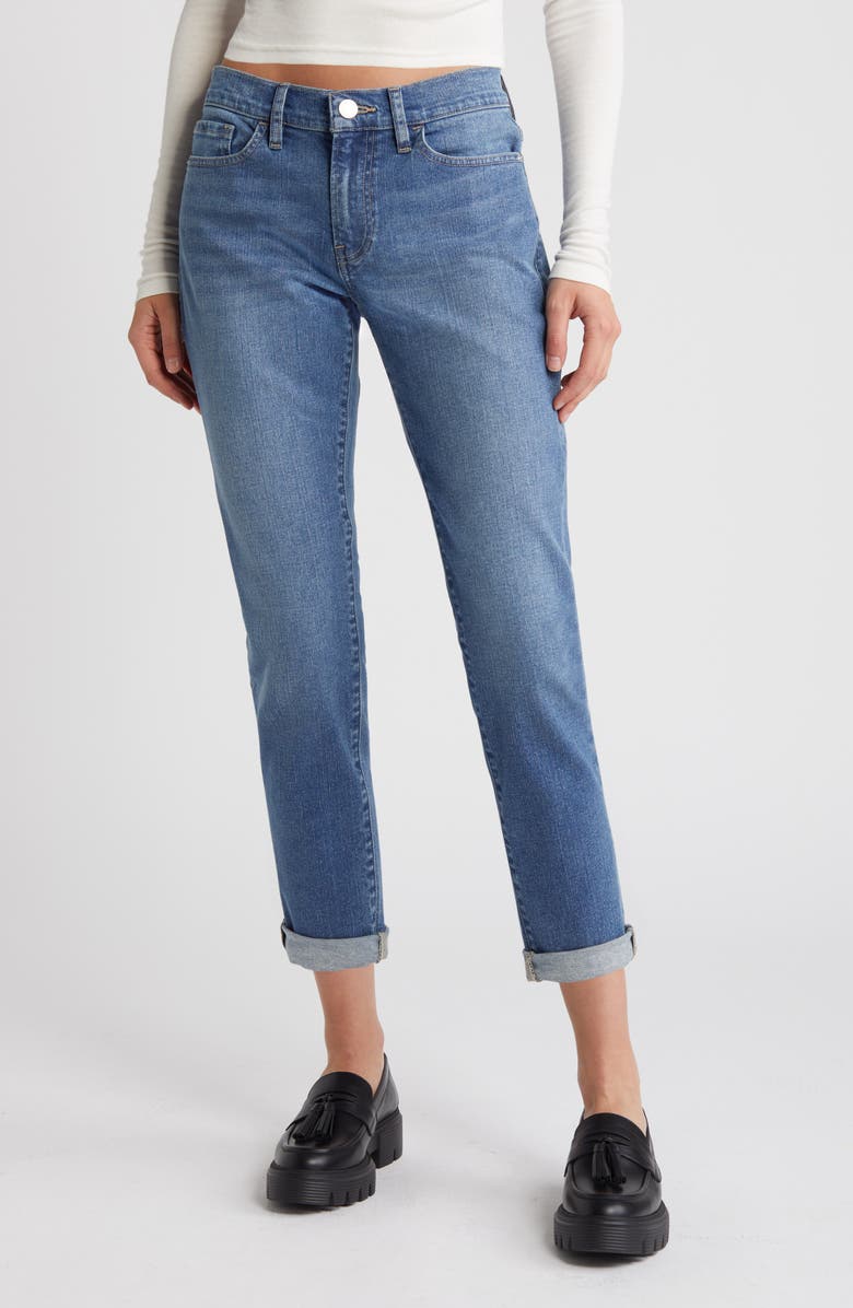 FRAME Le Garcon Ankle Slim Boyfriend Jeans, Main, color, Lucerne
