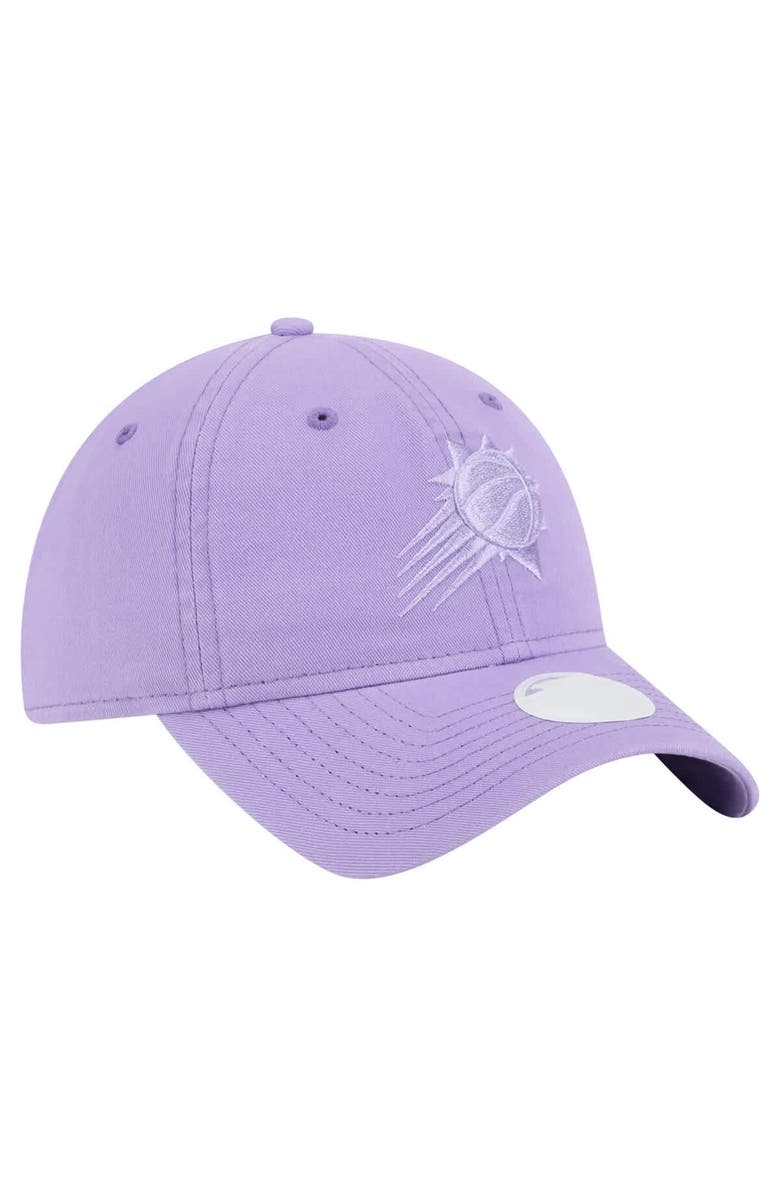 New Era Women's New Era Purple Phoenix Suns Colorpack 9TWENTY Adjustable Hat, Alternate, color,