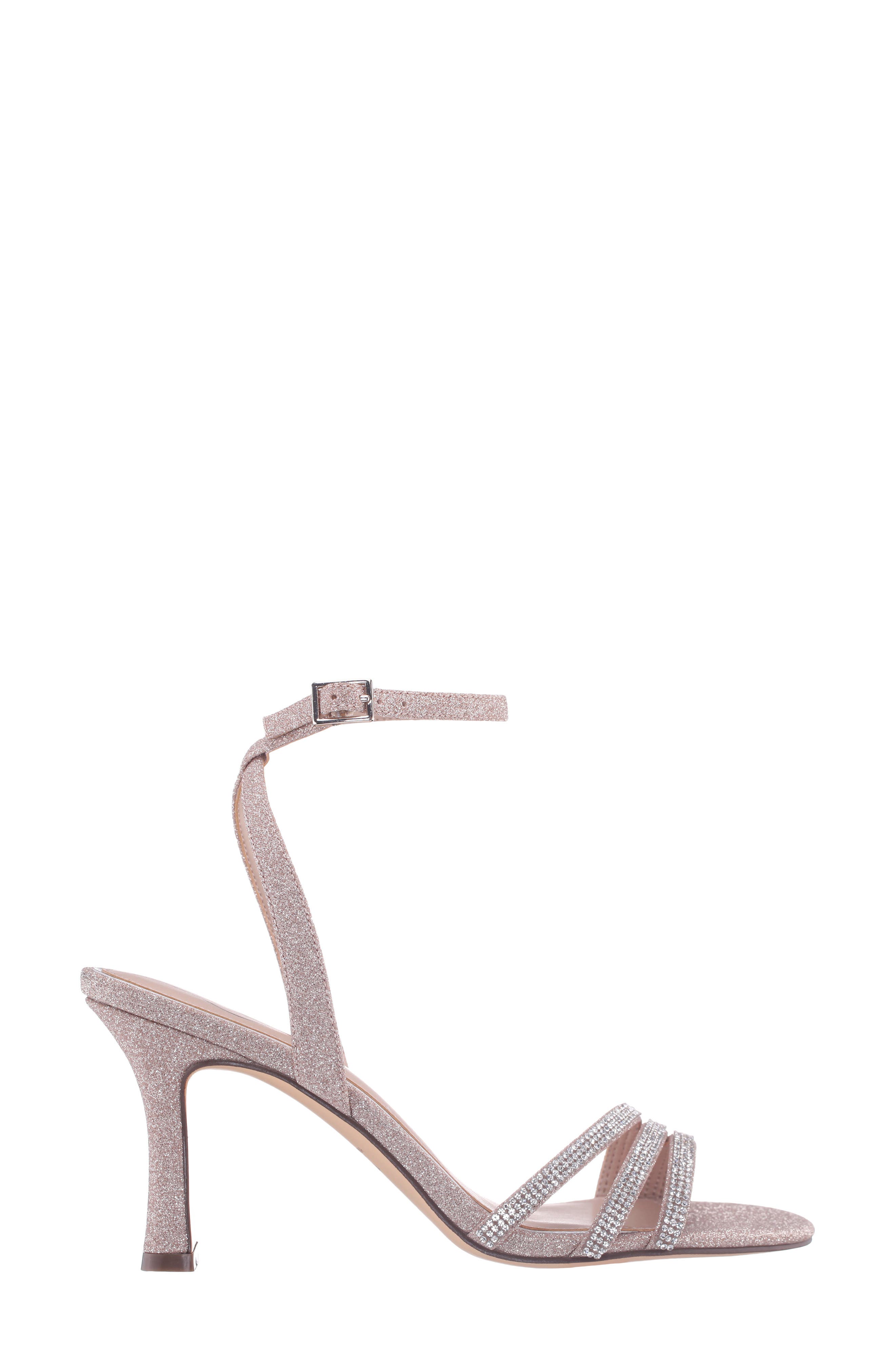 Alfreda Ankle Strap Sandal, Alternate, color, NUDE
