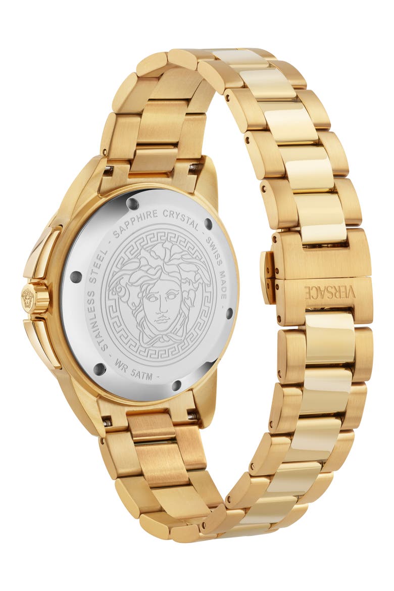 V-Sport Bracelet Chronograph Watch, 44mm, Alternate, color, IP YELLOW GOLD