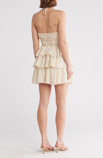 Tie Strap Fit & Flare Minidress