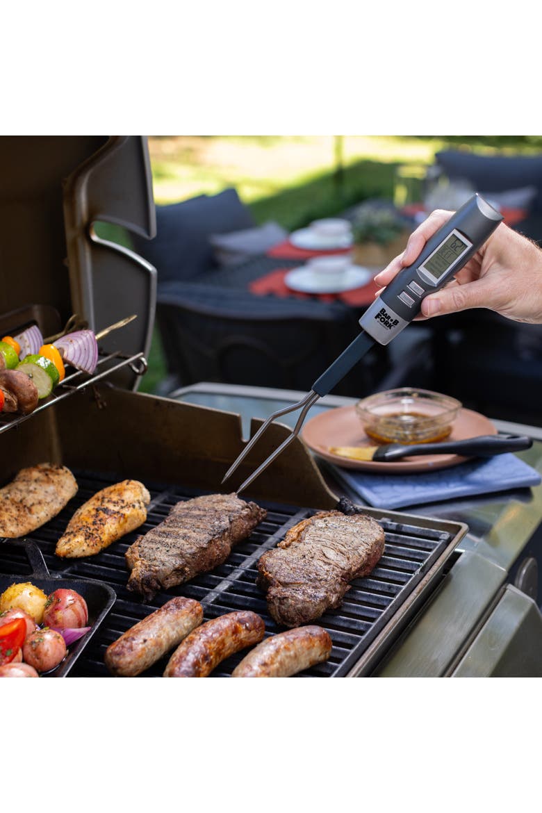 BarBFork Digital Grilling Fork Thermometer, Alternate, color, Grey