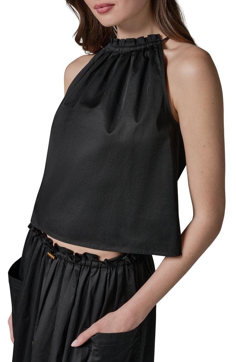 DONNA KARAN WEEKEND Two-Piece Sleeveless Dress, Alternate, color, Black