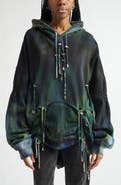 Collina Strada Aurora Mohawk Burst Cotton Hoodie