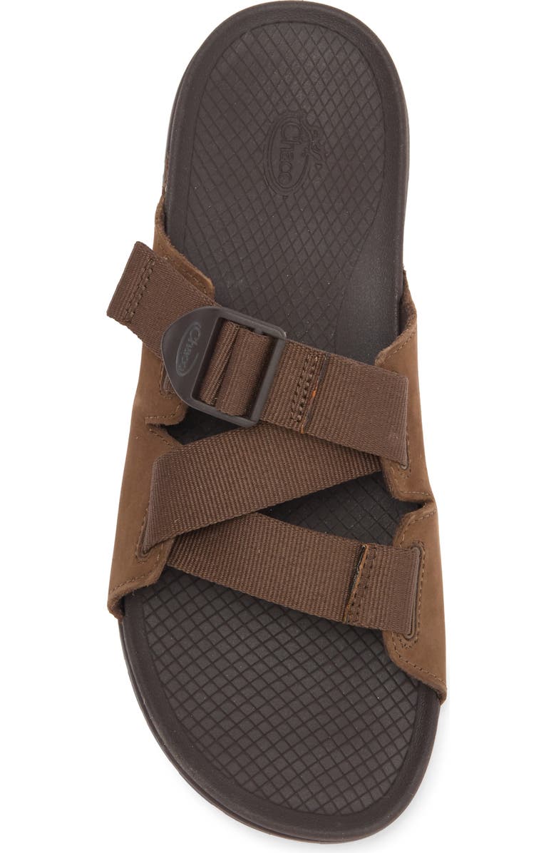 Chaco Lowdown Leather Slide Sandal, Alternate, color,