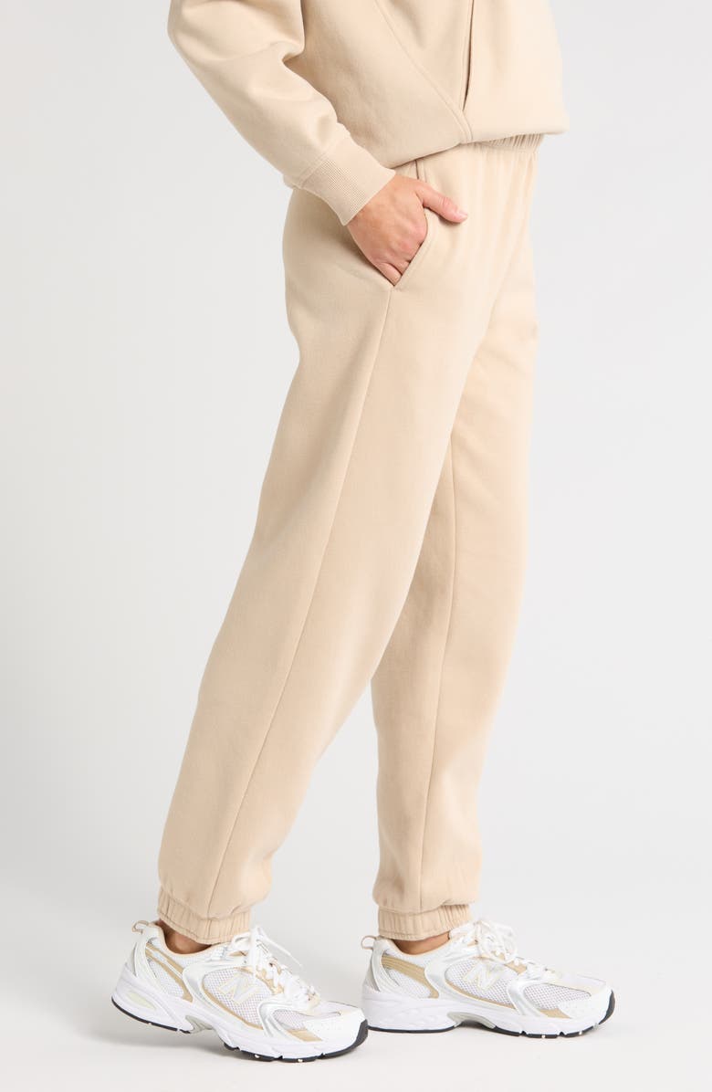 Zella Ultracozy Joggers, Alternate, color, Tan Oxford