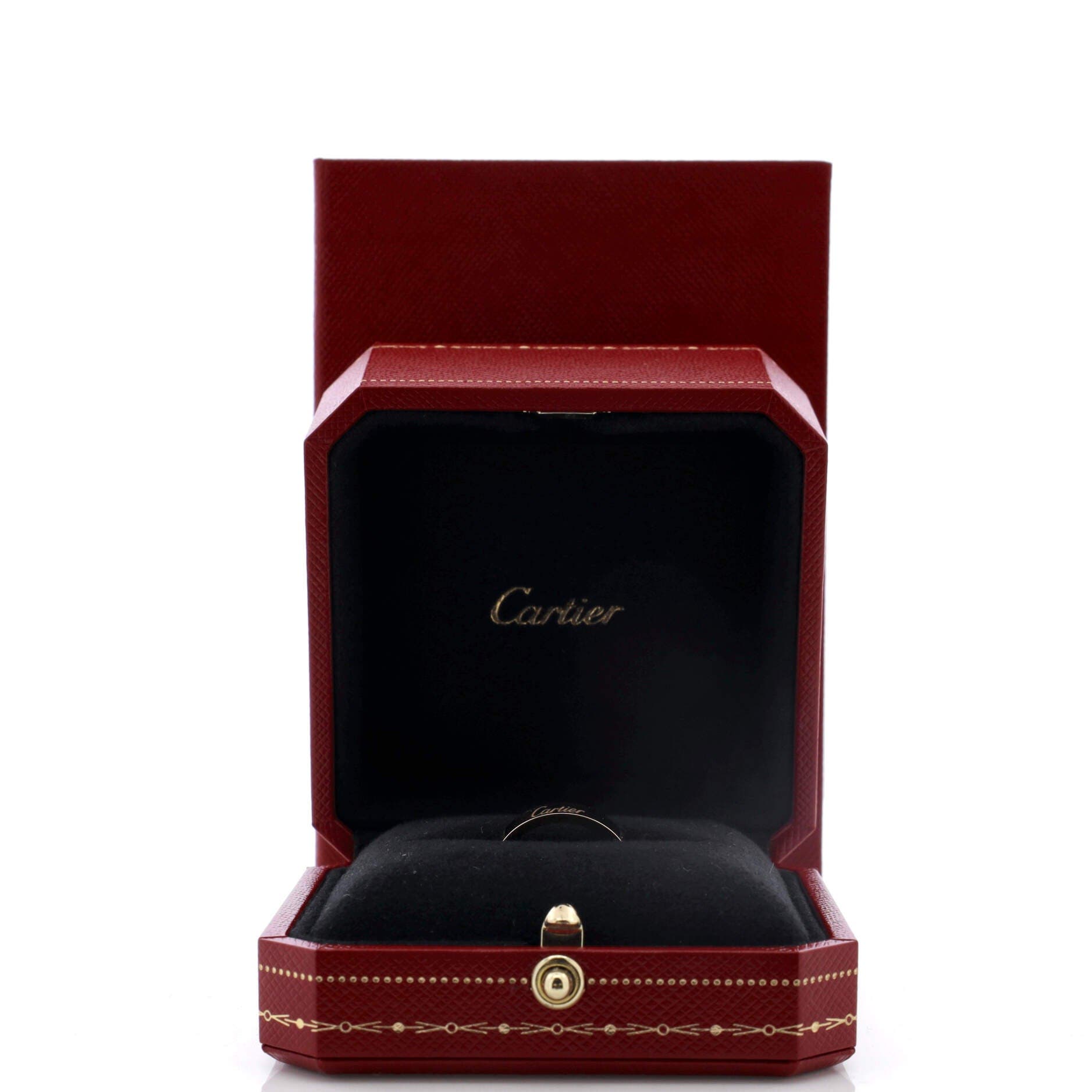 C de Cartier Wedding Band Ring 18K Yellow Gold 3mm, Alternate, color, Metallic Gold