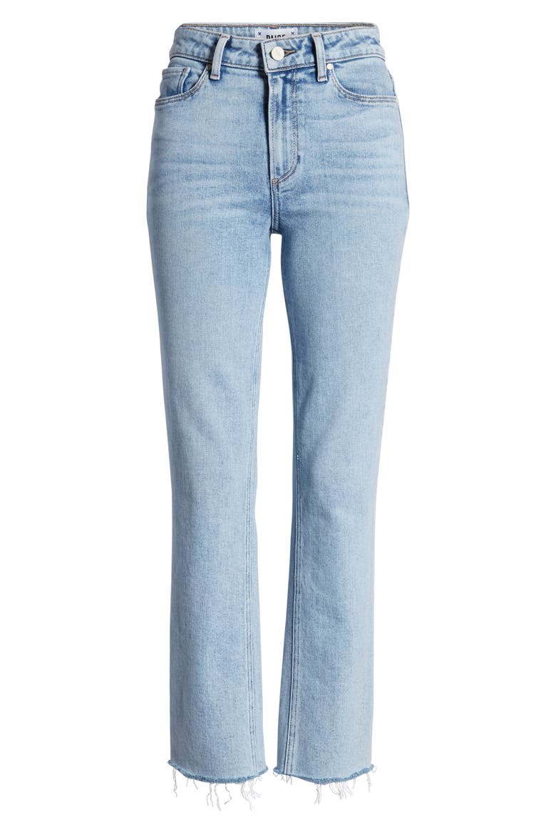 Cindy Split Hem Straight Leg Jeans, Alternate, color, CLARICE