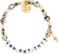 Little Words Project You Got This Beaded Stretch Bracelet