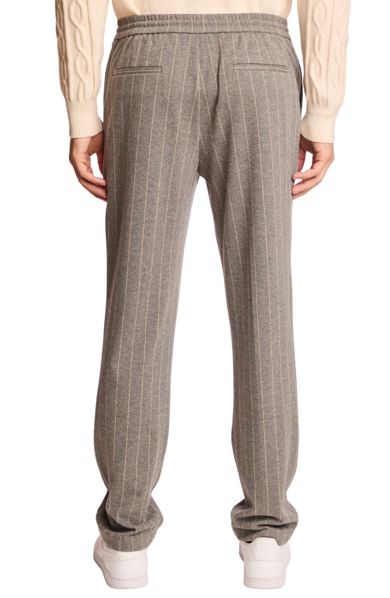 PAISLEY & GRAY Chester Drawstring Pants, Alternate, color, Light Grey Tan Pinstripe