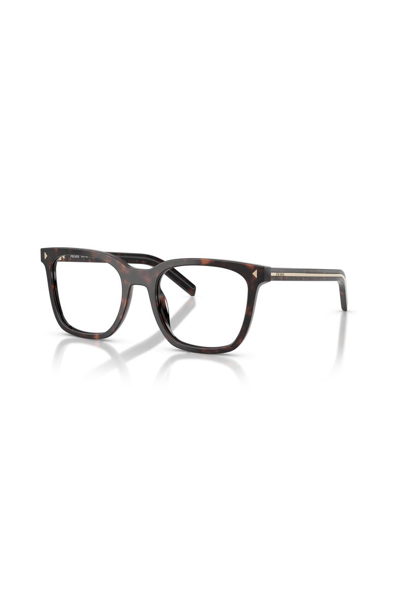53mm Rectangle optical glasses, Main, color, Tortoise
