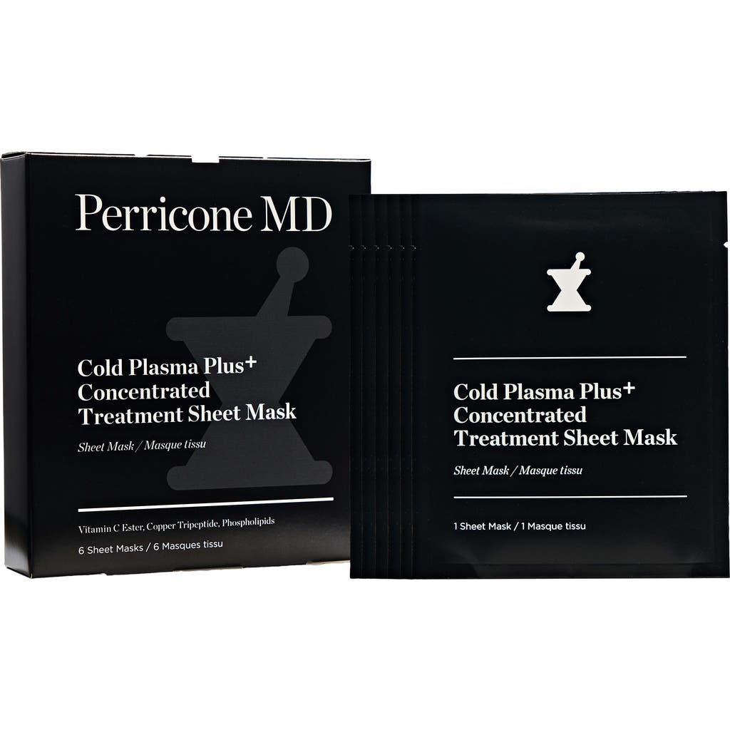 Perricone Md 6-pack Cold Plasma Plus+ Concentrated Treatment Sheet Masks In No Color